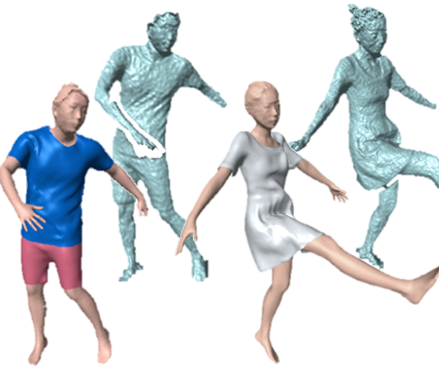 SimulCap : Single-View Human Performance Capture with Cloth Simulation
