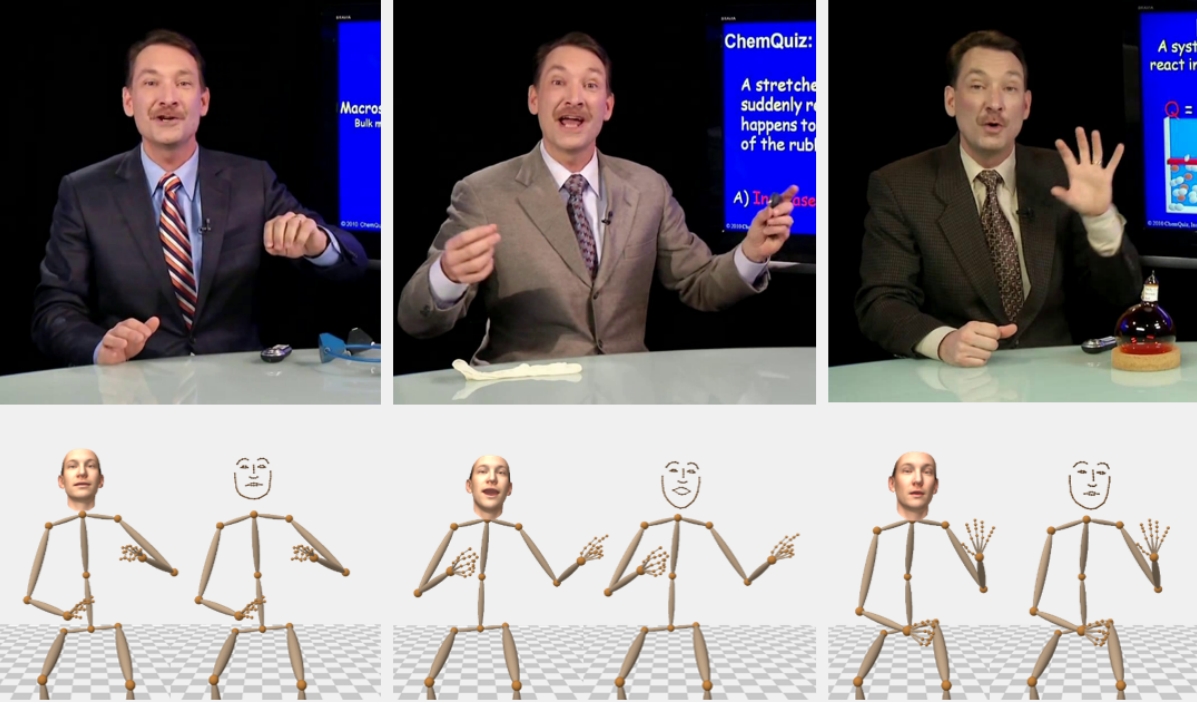Learning Speech-driven 3D Conversational Gestures from Video