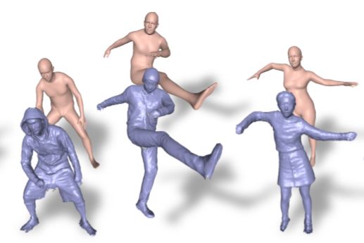 DoubleFusion: Real-time Capture of Human Performance with Inner Body Shape from a Depth Sensor