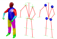 Ball Joints for Marker-less Human Motion Capture
